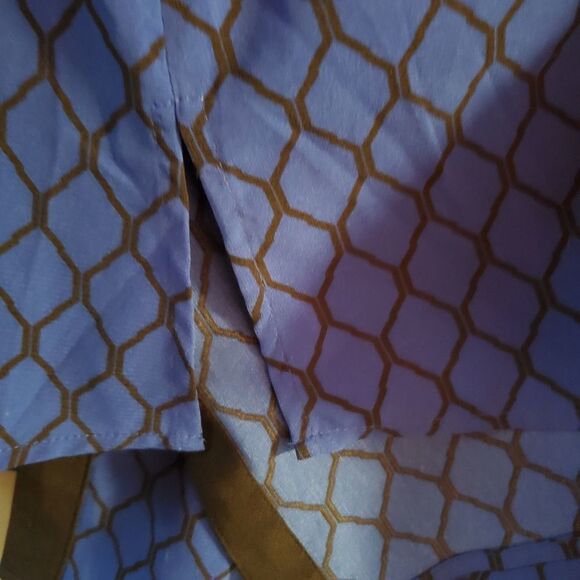 Catherines Color Block Blouse Black/Blue •Size 3X - Picture 11 of 12